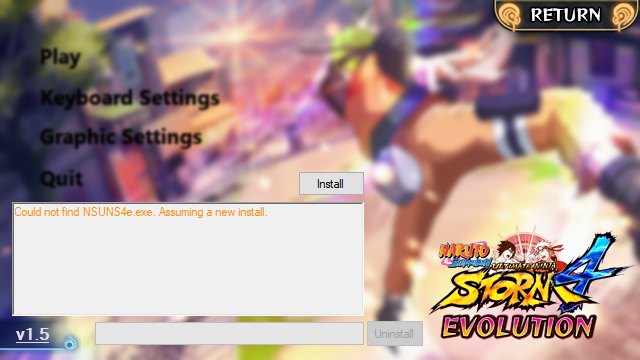 The launcher's install prompt