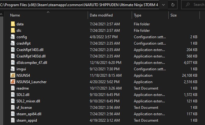 The STORM 4 game folder where mod files live